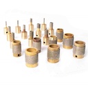 Secco 19 Bit Glass, Tile And Stone Diamond Grinding Wheel Assorment (19197)
 - W02