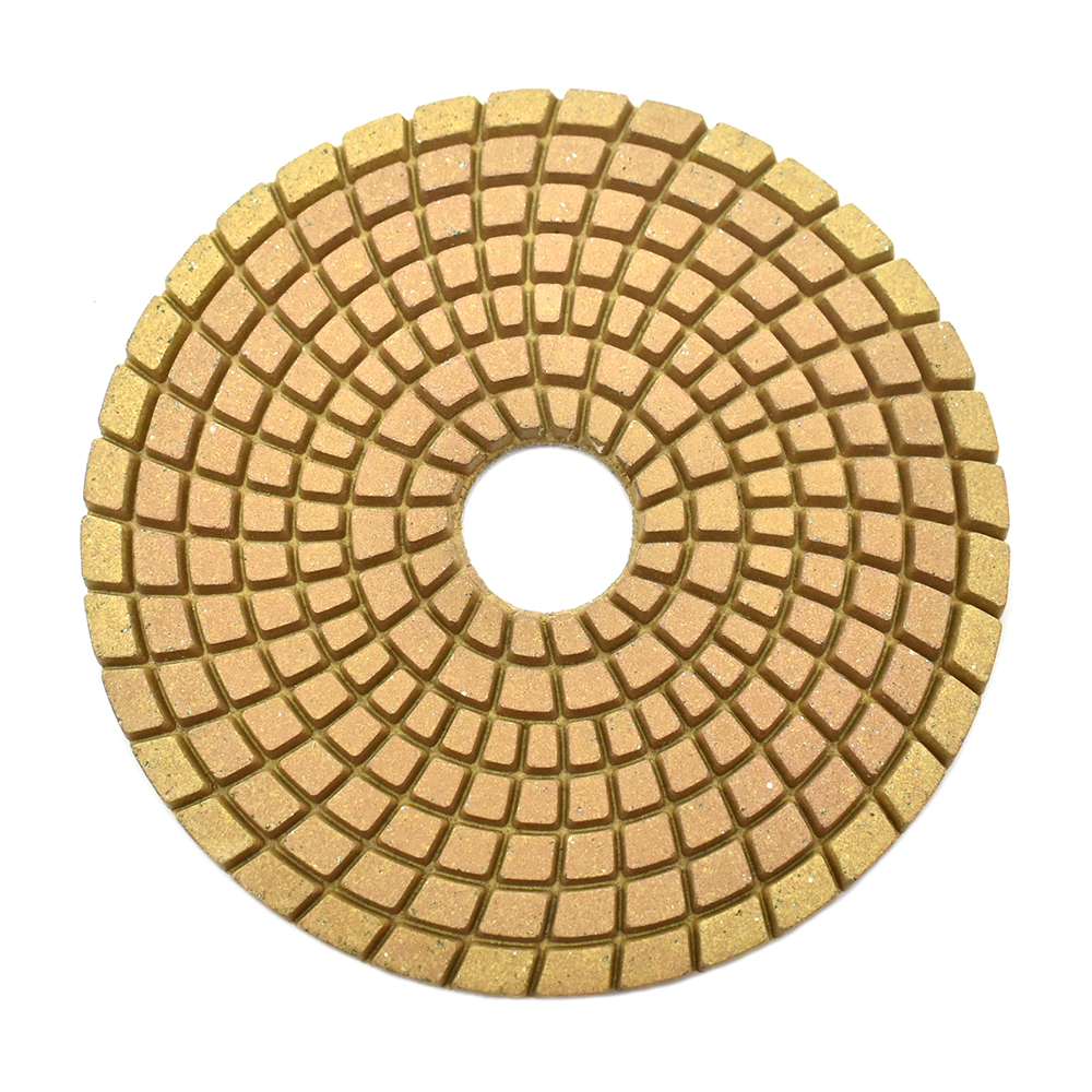 4" Diamond Wet Polishing Pad, 3mm Thick 50 Grit - W02