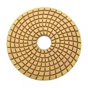 4" Diamond Wet Polishing Pad, 3mm Thick 50 Grit - W02