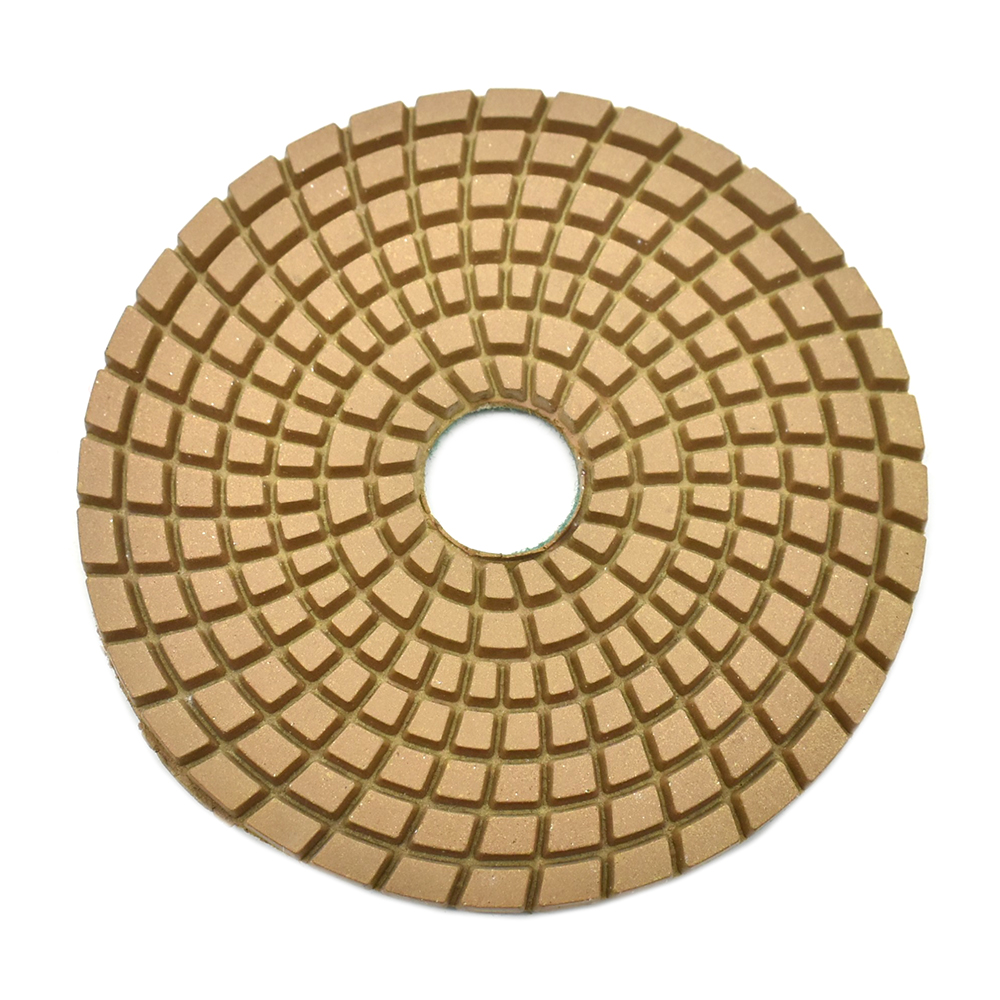 4" Diamond Wet Polishing Pad, 3mm Thick 400 Grit - W02