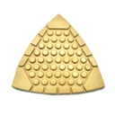 Diamond Triangular Dry Pad, 400 Grit
 - W02