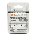Boat and RV LED Light Bulb - 4LED 12V 85 Lumens 1.2W White - 2 /Display Pack - W03