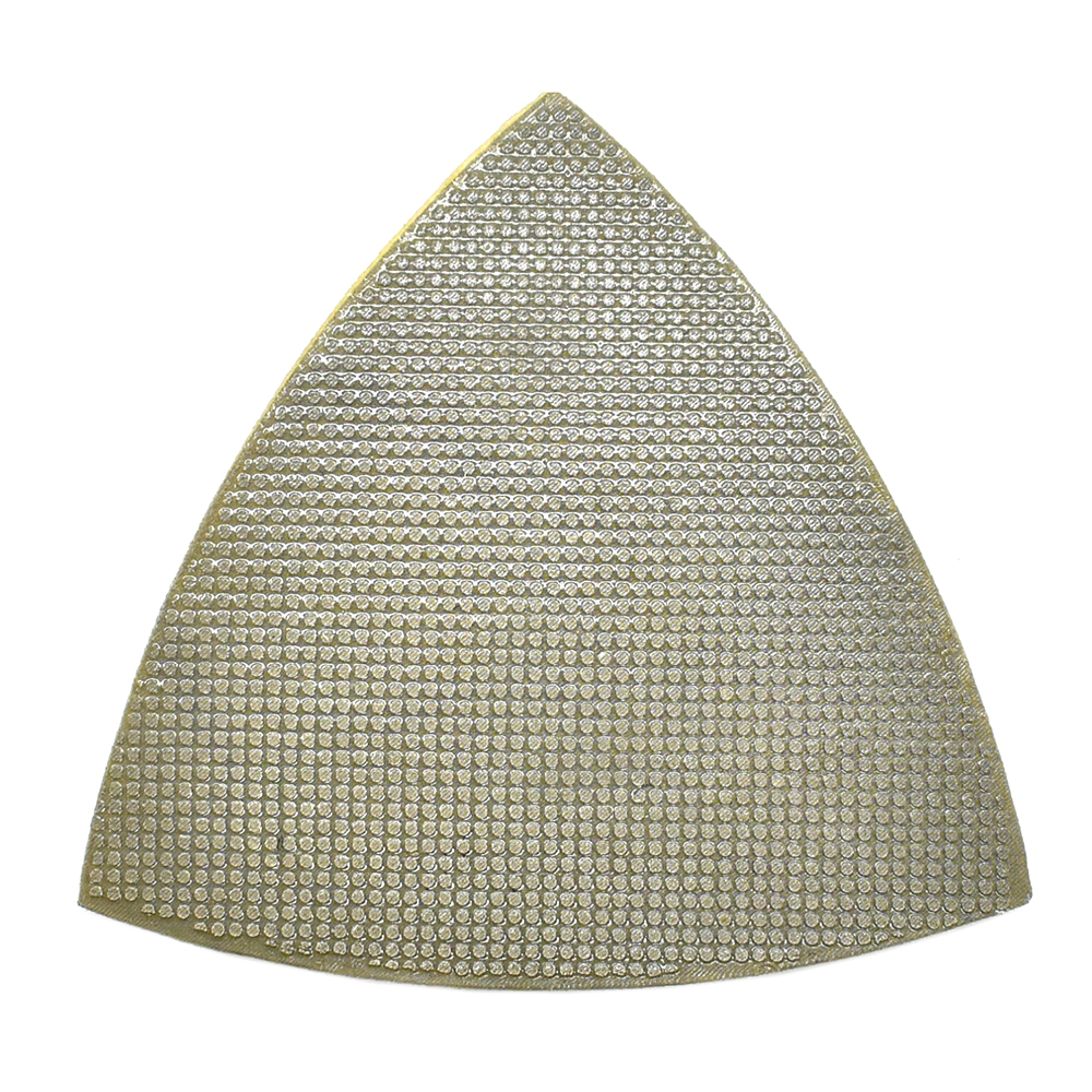 400 Grit Electroplated Diamond Triangular Polishing Pad for Oscillating Tools
 - W02