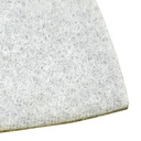 400 Grit Electroplated Diamond Triangular Polishing Pad for Oscillating Tools
 - W03