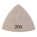 200 Grit Electroplated Diamond Triangular Polishing Pad for Oscillating Tools
 - W02
