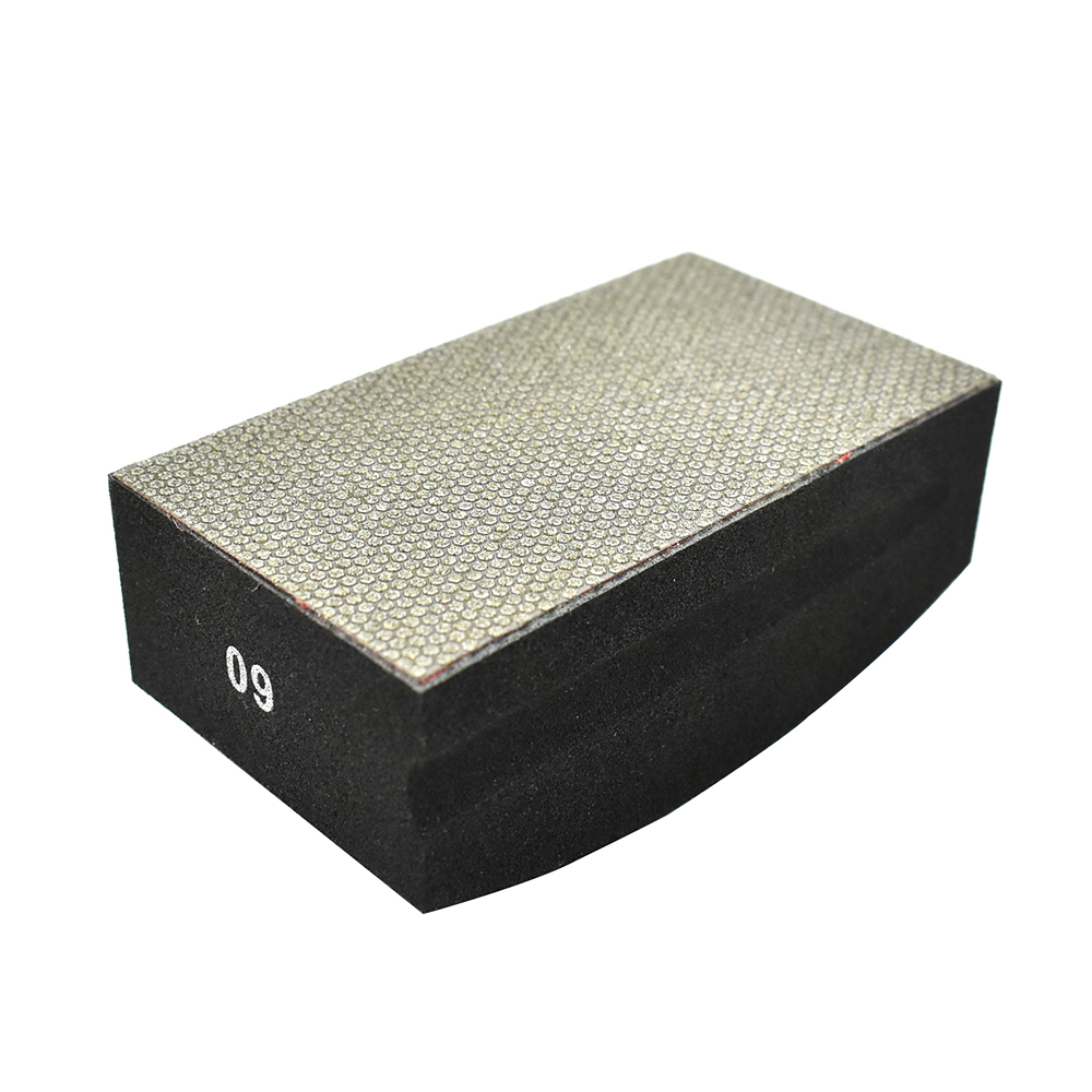 60 grit electroplated Hand Pad - W02