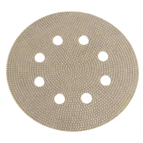 6" Thin Electroplated Dry Pad for Orbital Sanders, 60 Grit - W03