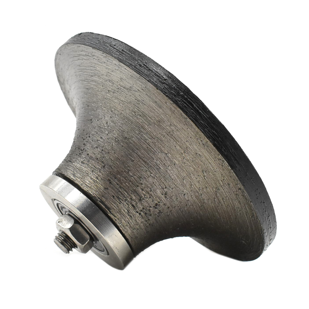 Demi Bullnose Diamond Router Bit 1-1/4" Diameter M10 Arbor - W03