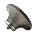 Demi Bullnose Diamond Router Bit 1-1/4" Diameter M10 Arbor - W03