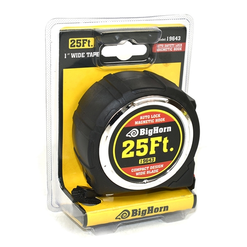 Heavy Duty Measuring Tape 25 ft x 1" - W06