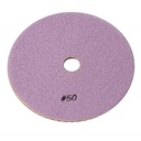 7" Wet Diamond Polishing Pad, 3mm - 50 Grit
 - W02