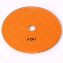 7" Wet Diamond Polishing Pad, 3mm - 100 Grit
 - W02
