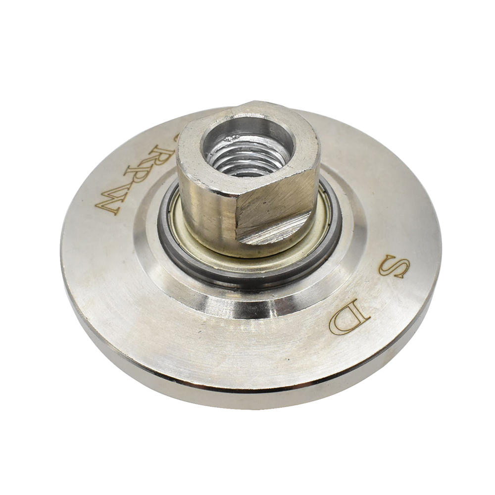 3/8" Radius Vacuum Brazed 65mm Premium Diamond Profile Wheel with 5/8" x 11 Female Threads
 - W02