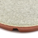 Resin Dry/Wet Floor Pad, 3" 9mm Thick, 50 Grit - W03