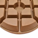 Resin Dry/Wet Floor Pad, 3" 9mm Thick, 100 Grit - W03