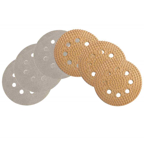 7 Pcs 6" Thin Electroplated Dry Pad Set - W02