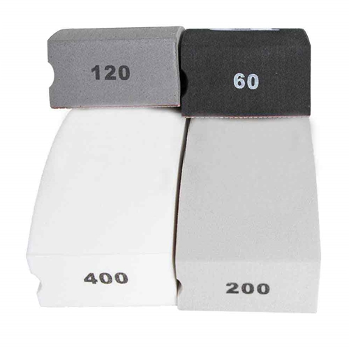 Set of 4 Concrete Countertop Wet Polisher and Diamond Hand Pad - W02