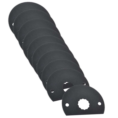 80mm Semi-Circular HSS  Saw Blade for Fein Supercut Oscillating Tool   /   10pk
 - W02