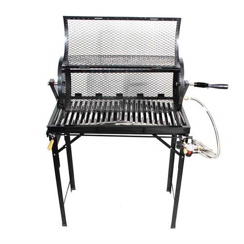 Rotating Chili Roaster with Portable BBQ Stand & Regulator - W02