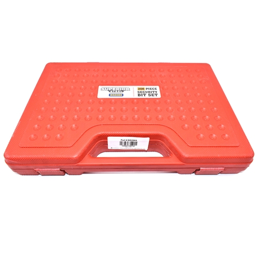208-Piece Screwdriver Security Bit Set - W010