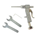 3/8" Chuck Hydro Handle, Quick Release Water Fittings and Wrenches in a Storage Box - W04
