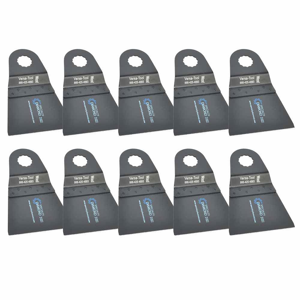 65mm Blade for Wood and Plastic Fits  Fein Multimaster, Rockwell, Sonicrafter, Makita  / 10pk
 - W02