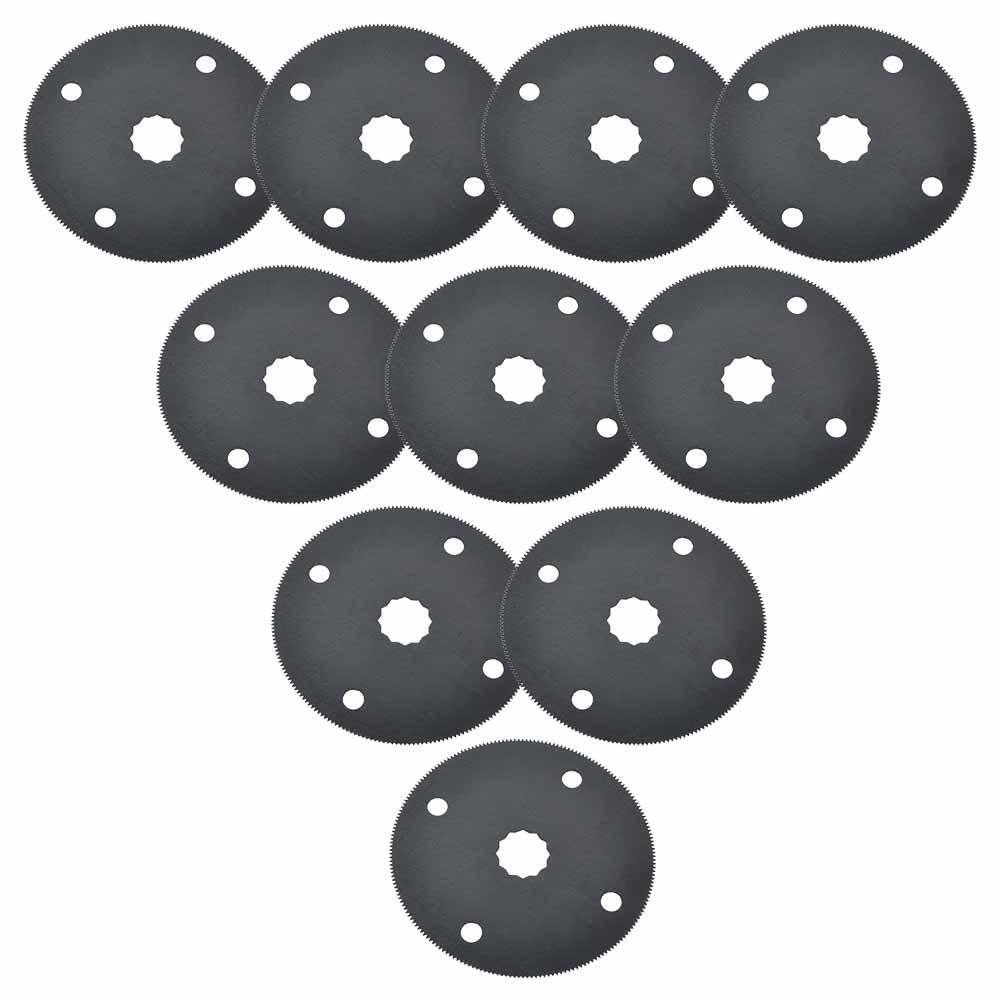 80mm Circular HSS Saw Blade  Fits  Fein Multimaster, Rockwell, Sonicrafter, Makita / 10pk
 - W02