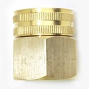 3/4" GHT Female x 3/4" Female NPT Water Hose Fitting - Swivel - W02