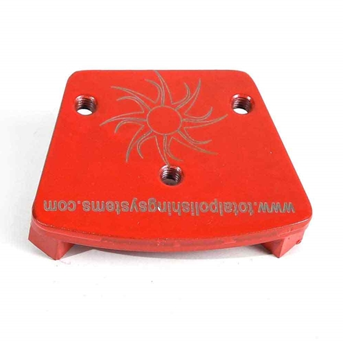 Trapezoidal 20 grit diamond block (6mm thick base) - W02
