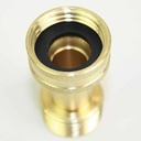 3/4" GHT Female x 3/4" Male NPT  Hose Fitting - Swivel - W03