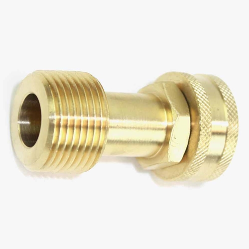 3/4" GHT Female x 3/4" Male NPT  Hose Fitting - Swivel - W02