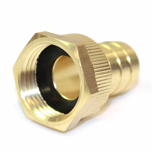 3/4" GHT Female x 5/8" Barb Hose Fitting - W03