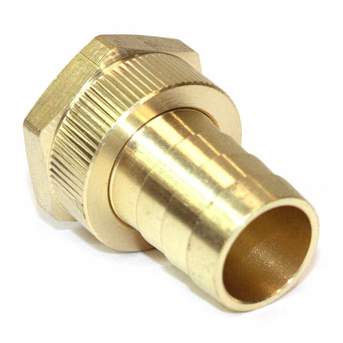 3/4" GHT Female x 5/8" Barb Hose Fitting - W02