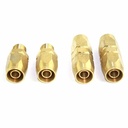 3/8"  HU Hose Reusable End Brass Fitting Kit. - W03