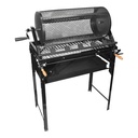Rotating Chili Roaster with Portable BBQ Stand - W02