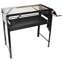 Rotating Chili Roaster with Portable BBQ Stand - W04