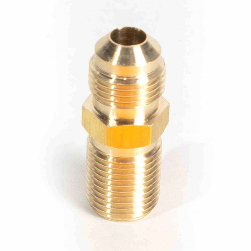 5/8"-18 UNF Flared x M16 x 1.5  Brass Adapter For Gas Regulator  (CRREG-F) - W02
