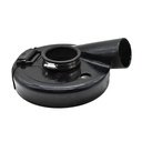 7" Vacuum Plastic Dust Shroud Cover with 2-1/2" Vacuum Connector - W02