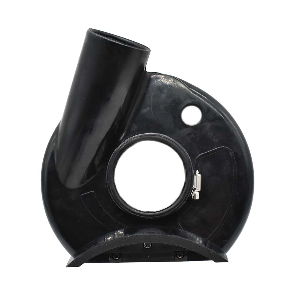 7" Vacuum Plastic Dust Shroud Cover with 2-1/2" Vacuum Connector - W03