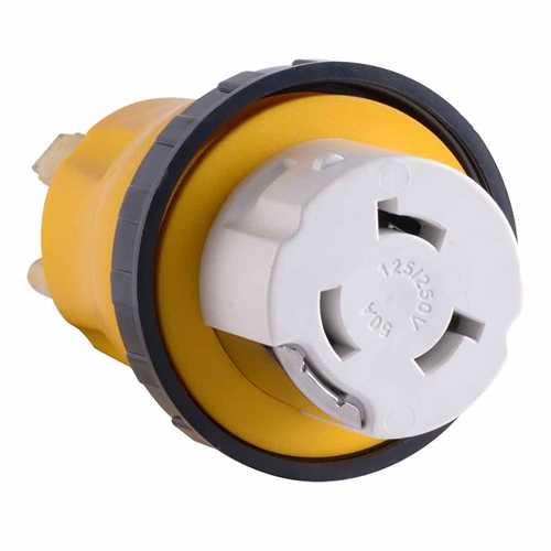50 Amp Male to 50A Female Locking Adapter - W03