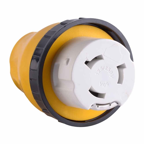 15 Amp Male to 50 Amp Female Locking Adapter - W03