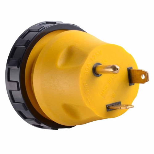 30 Amp Male to 30 Amp Female Locking Adapter - W02