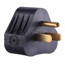 15 Amp Male to 30 Amp Female Adapter Plug (Triangle) - W02