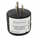15 Amp Male to 30 Amp Female Adapter Plug ( Round) - W02