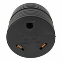 15 Amp Male to 30 Amp Female Adapter Plug ( Round) - W04