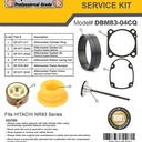 NR83 Service Kit Fits Hitachi NR83A, NR83A2 & NR83A3 Carbide Driver & High Quality Gaskets - W03
