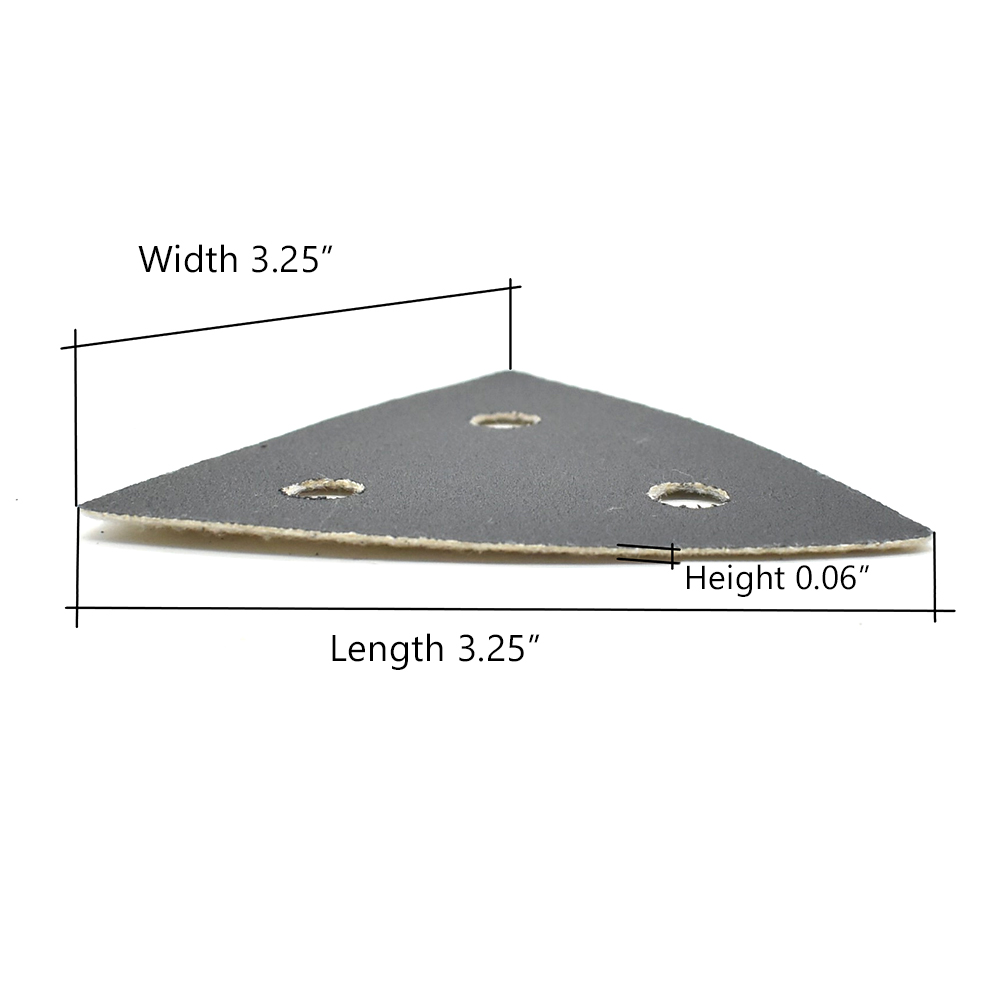 40 Grit Hook & Loop Triangular Sand Paper       (20/pk) - W05