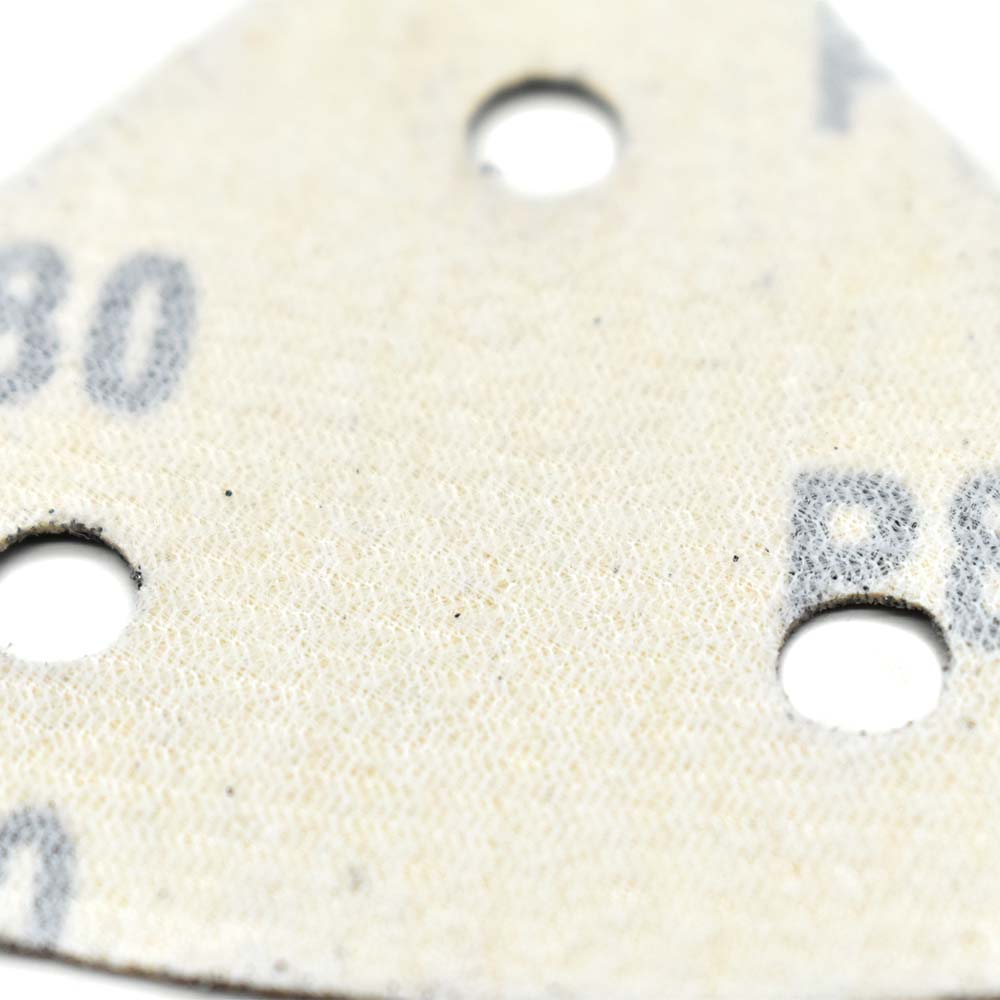80 Grit Hook & Loop Triangular Sand Paper       (20/pk) - W04