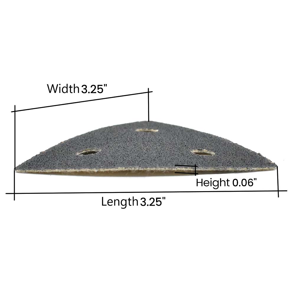 80 Grit Hook & Loop Triangular Sand Paper       (20/pk) - W05