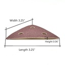 100 Grit Hook & Loop Triangular Sand Paper       (20/pk) - W03